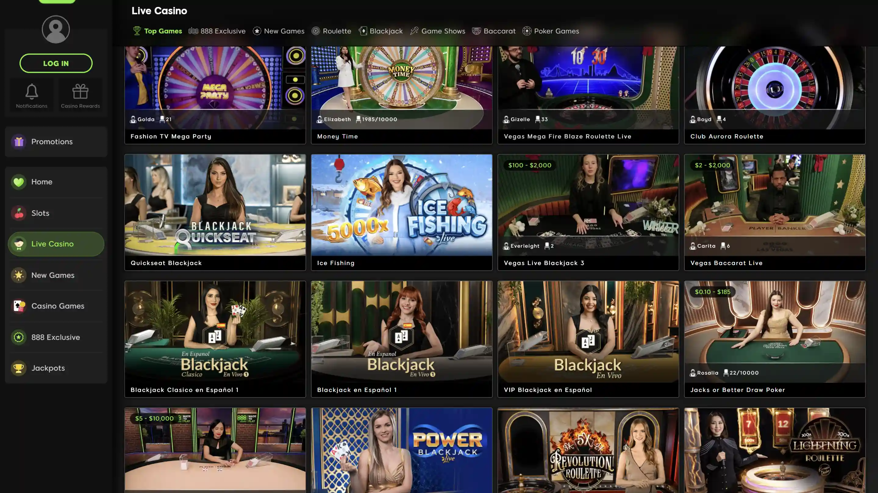 888casino Alberta screenshot 2