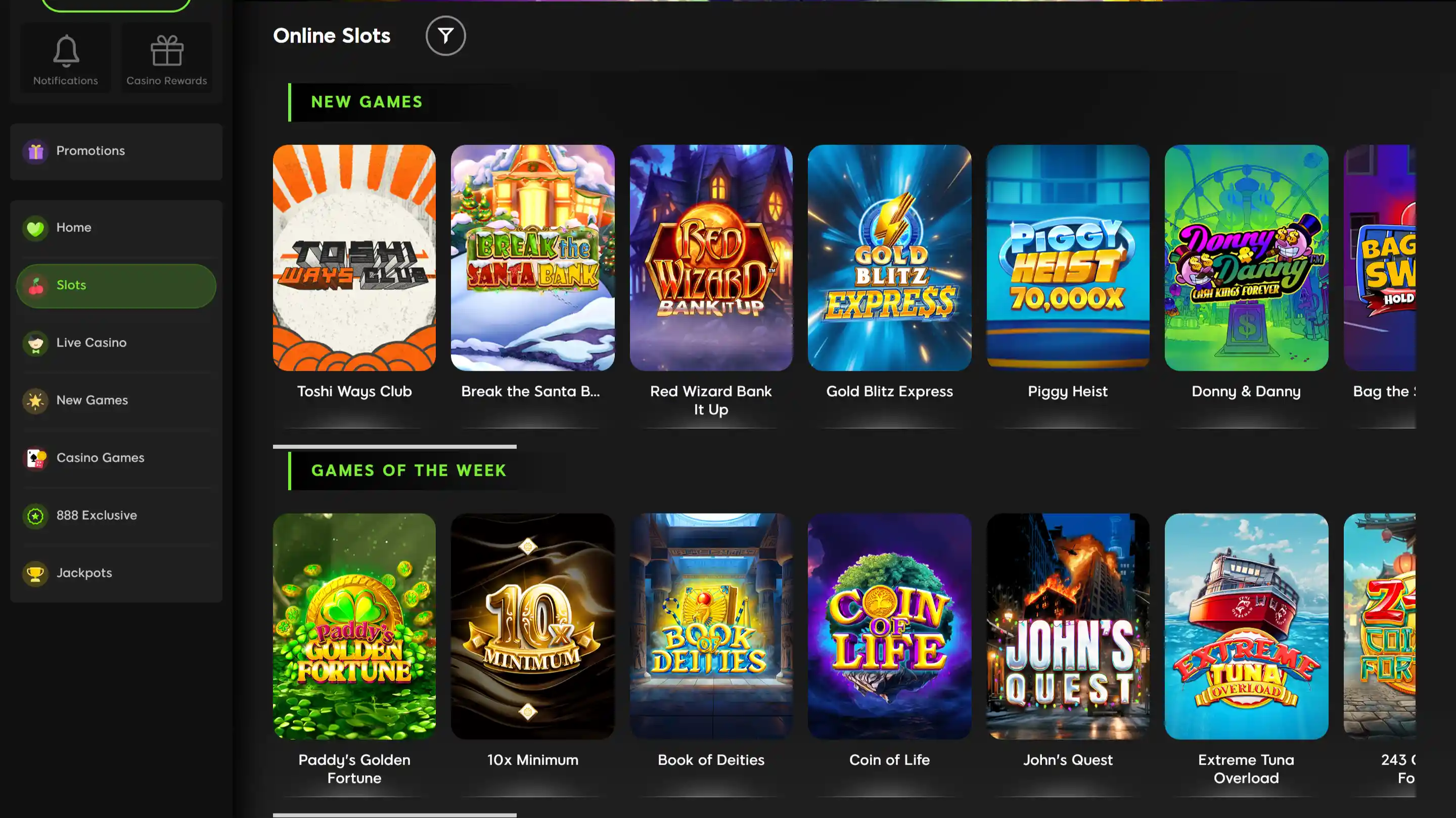 888casino Alberta screenshot 3