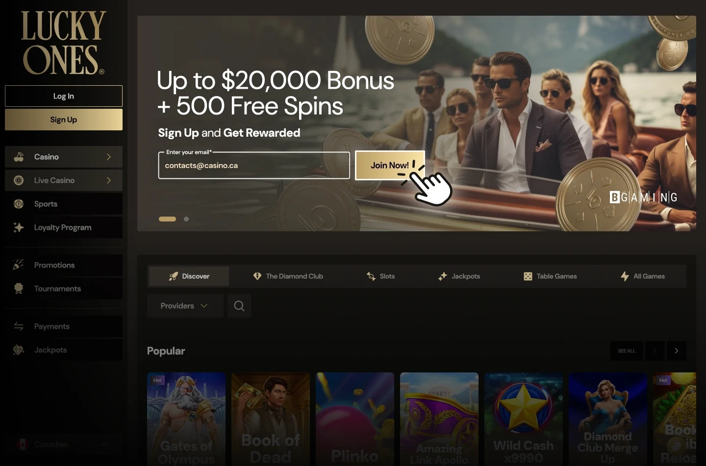 How to claim casino bonus step 2