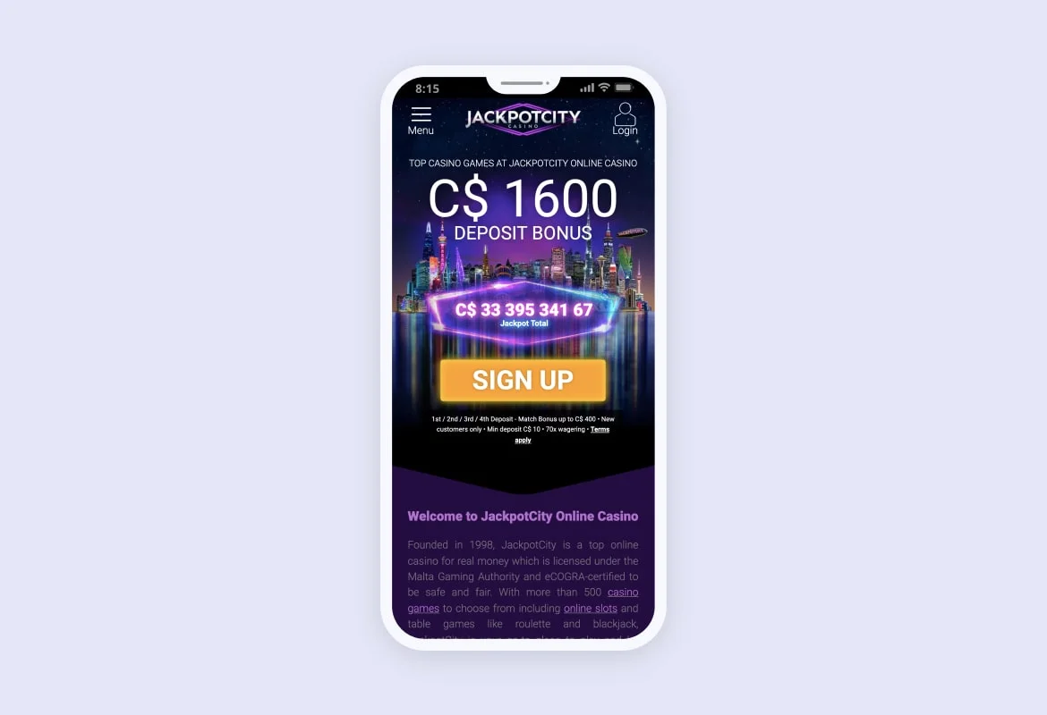 Jackpot City Casino