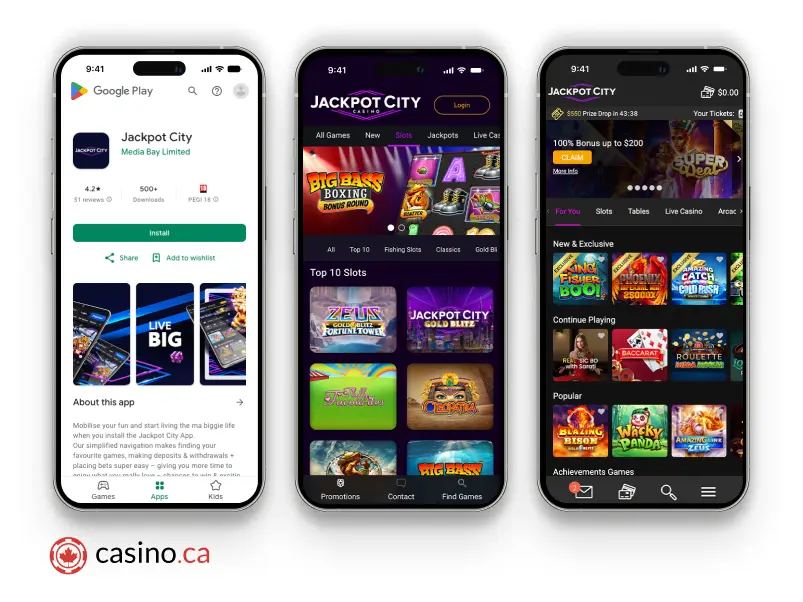 JackpotCity download