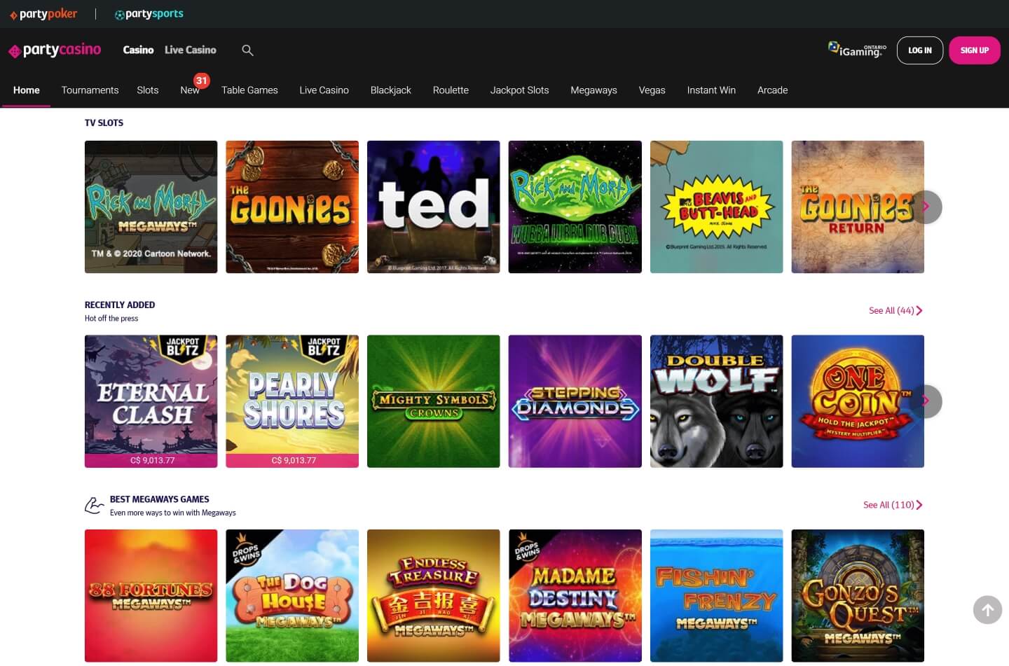 Partycasino 4 Screenshot