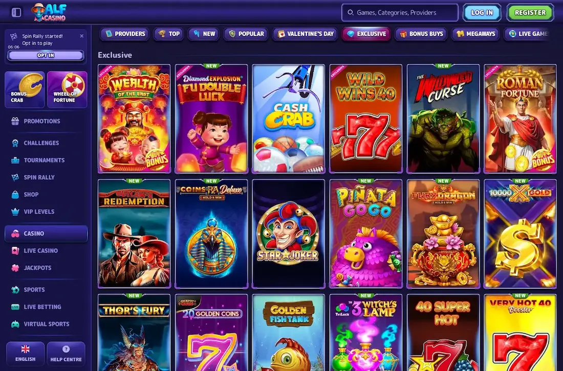 AlfCasino screenshot 4