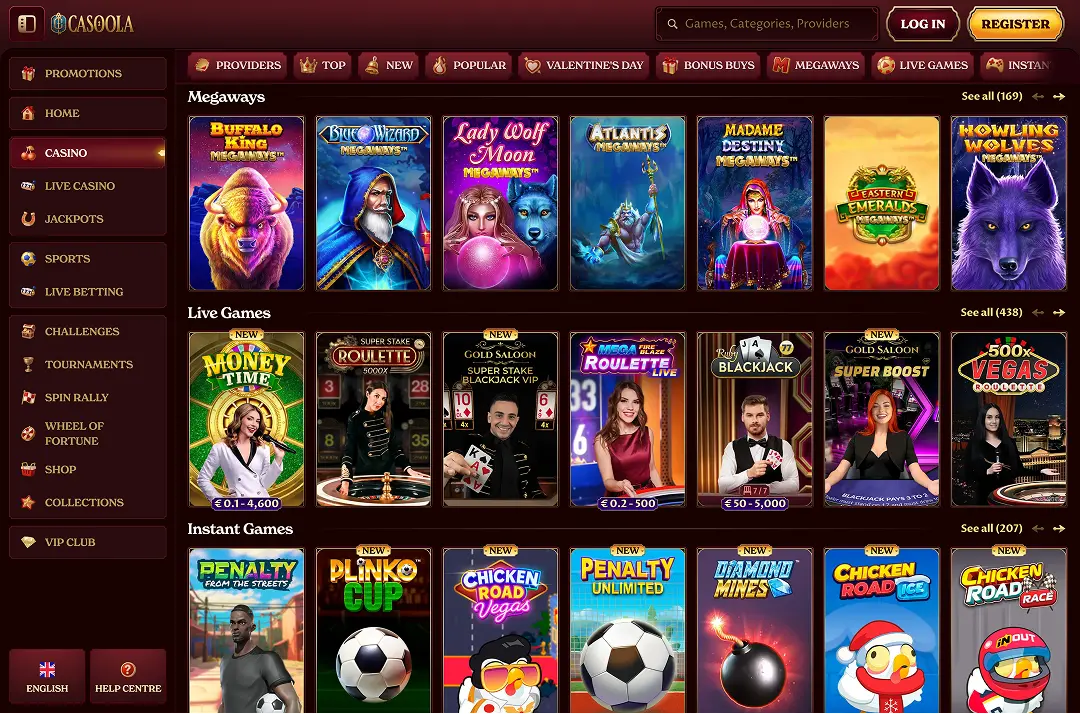 Casoola Casino screenshot 4