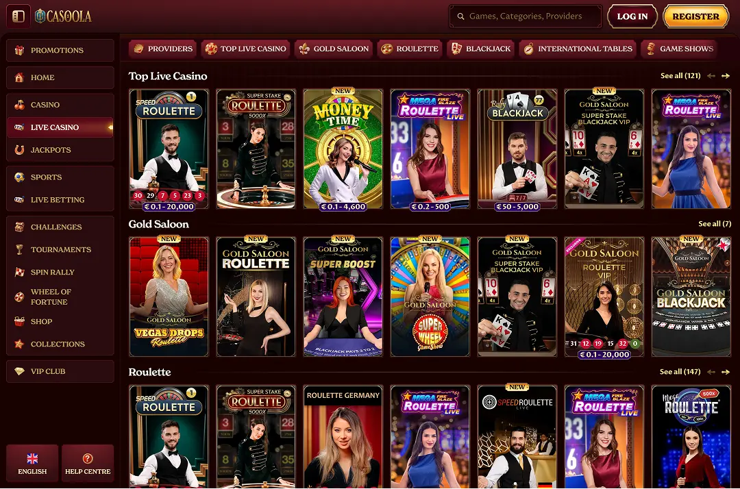 Casoola Casino screenshot 5