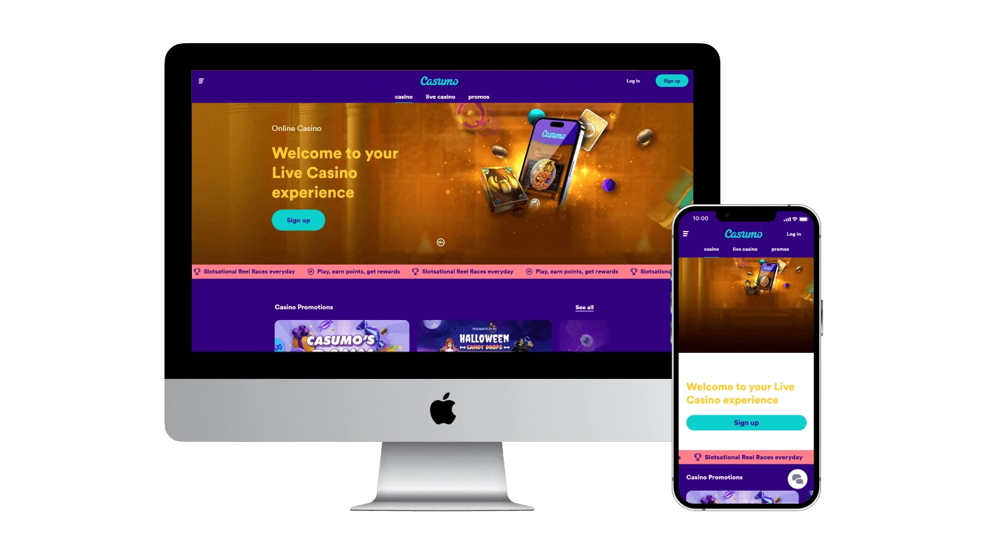 Casumo casino on devices