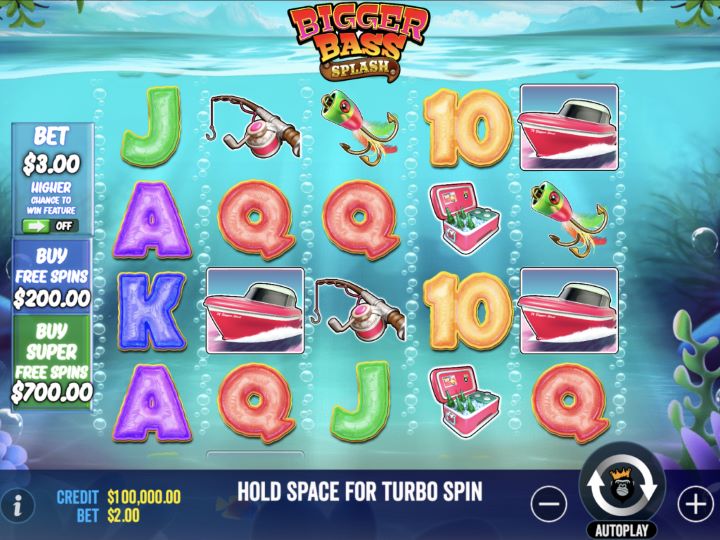 Bigger Bass Splash screenshot