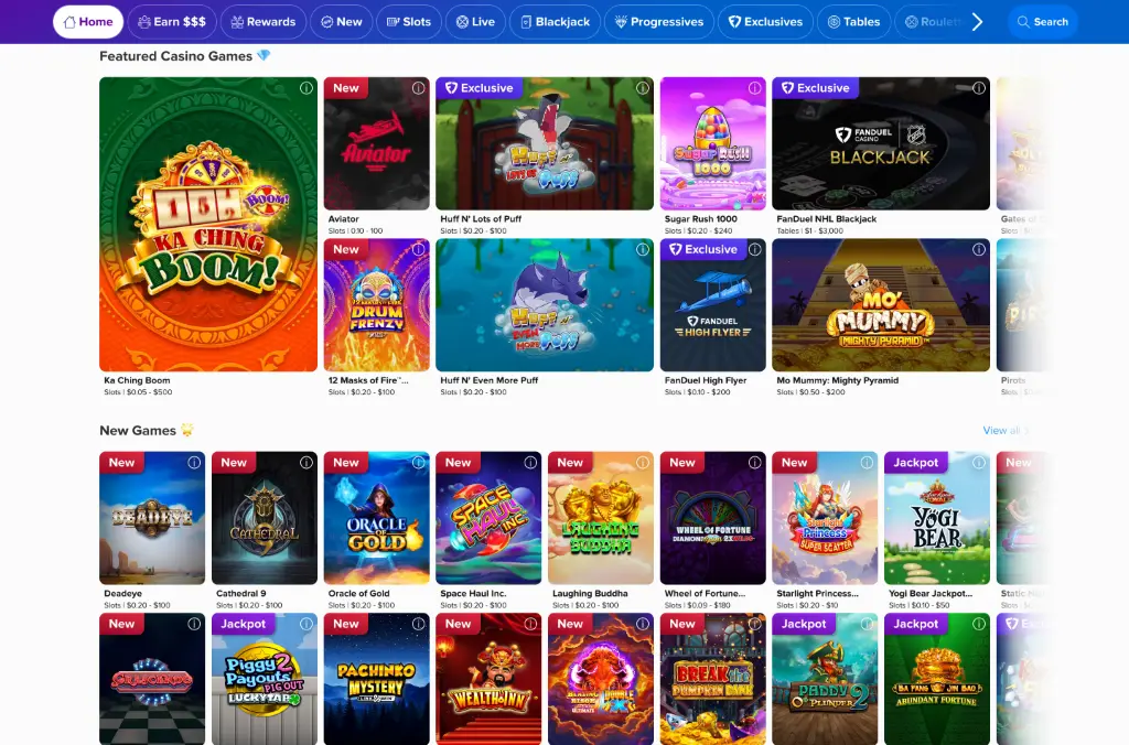 FanDuel casino Ontario screenshot 3