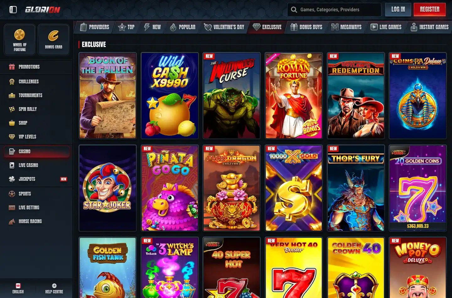 Glorion Casino screenshot 4