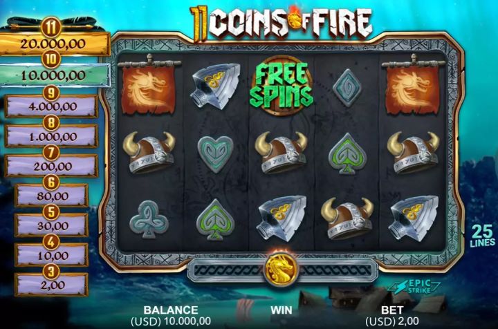 11 Coins of Fire Screenshot