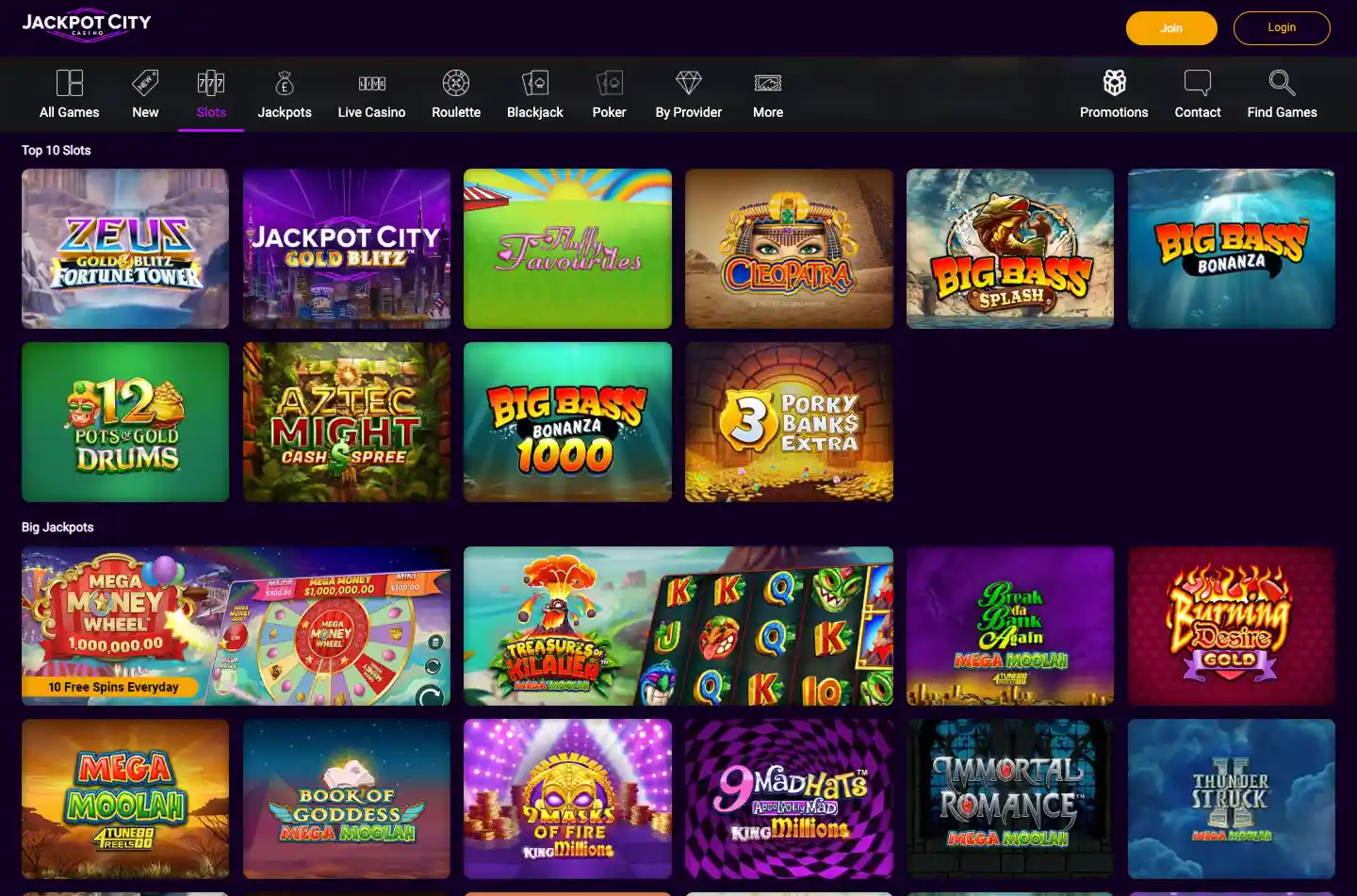 Jackpot City Casino Screenshot 5