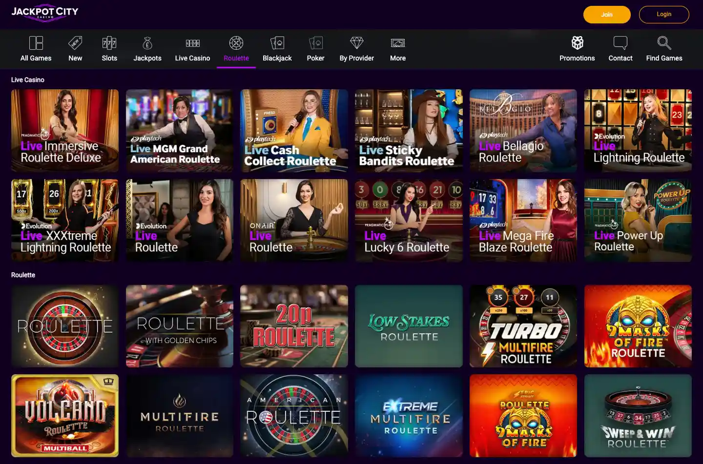 Jackpot City Casino Screenshot 6