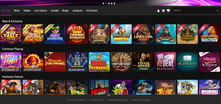 Jackpot City Casino Alberta screenshot 1