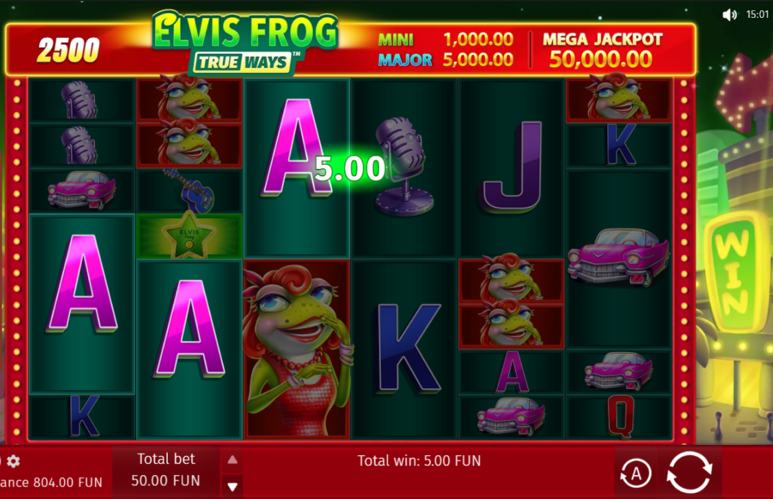 Elvis Frog in Vegas screenshot