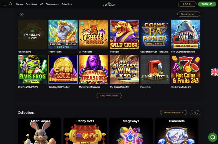 KatsuBet casino screenshot 4