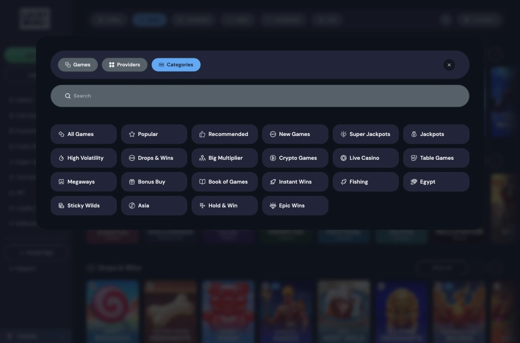 LuckyWins casino screenshot 5