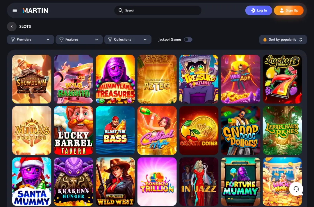 Martin Casino Screenshot 2