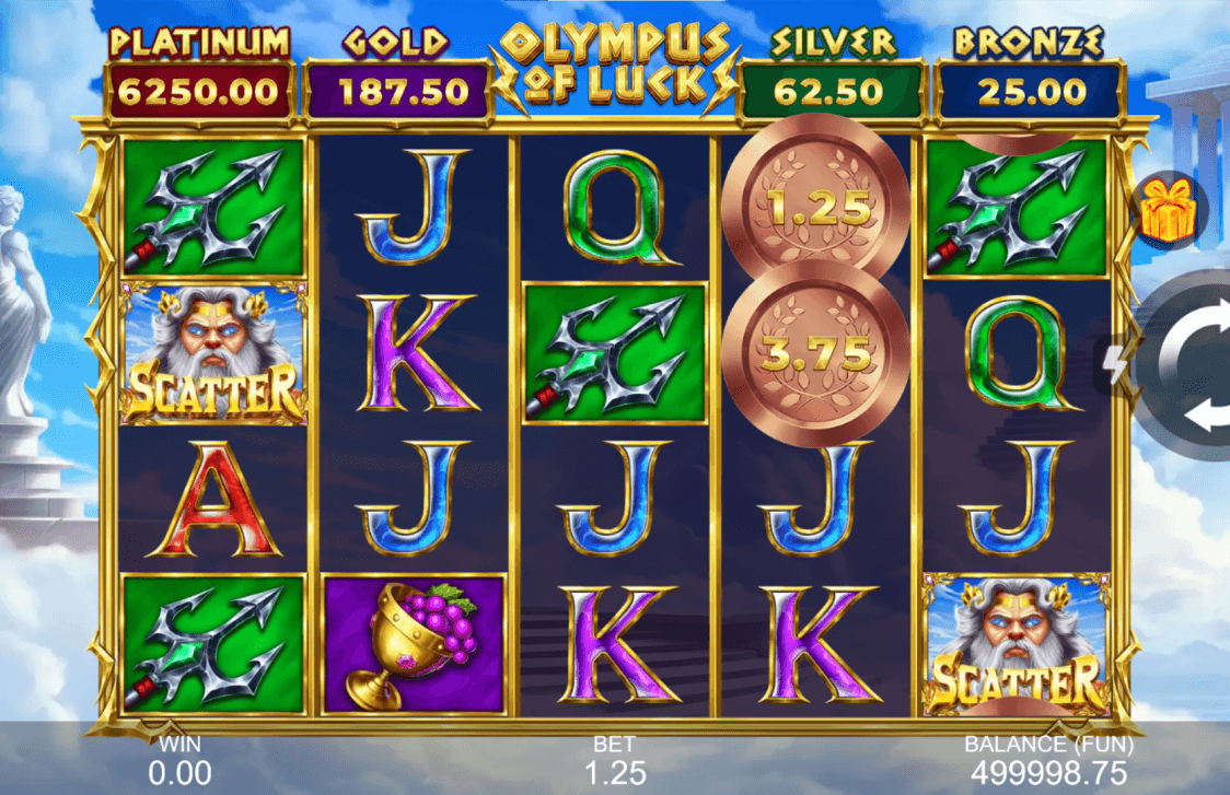 Olympus of luck screenshot