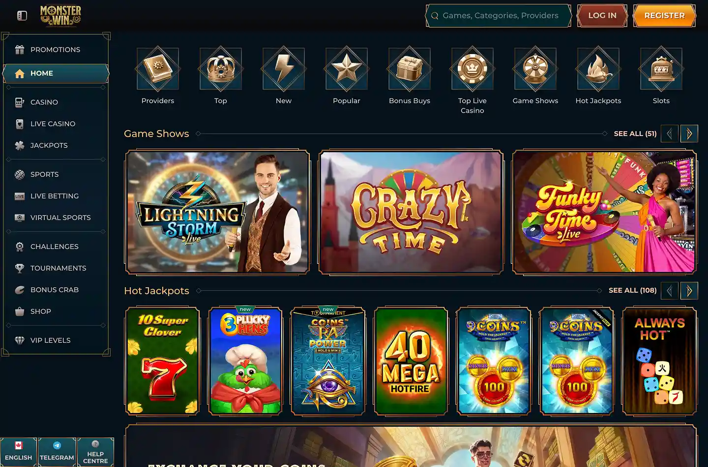 MonsterWin Screenshot 1