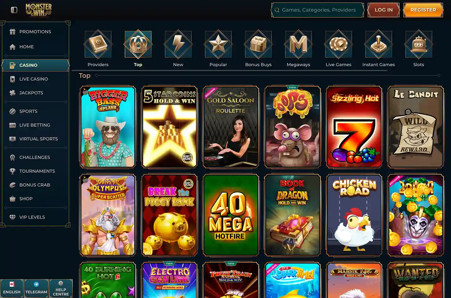 MonsterWin Screenshot 2