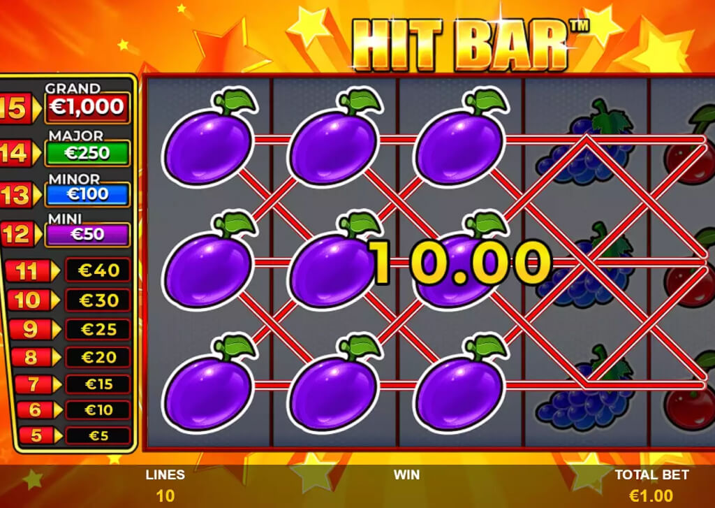 Hit Bar Slot screenshot