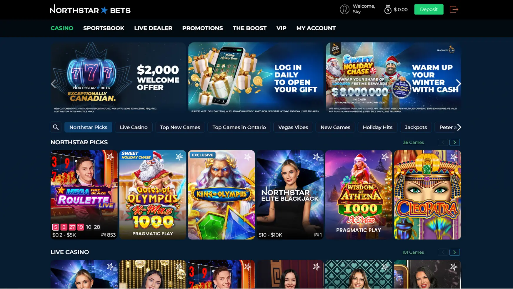 NorthStar Bets Ontario screenshot 1