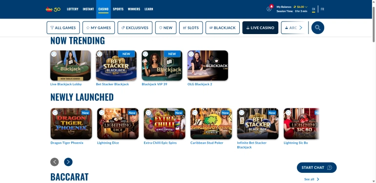 OLG casino Ontario screenshot 3