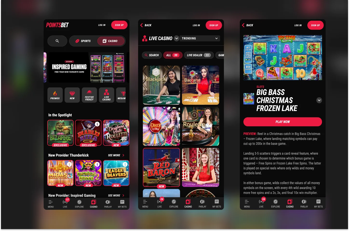 Mobile devices screenshot