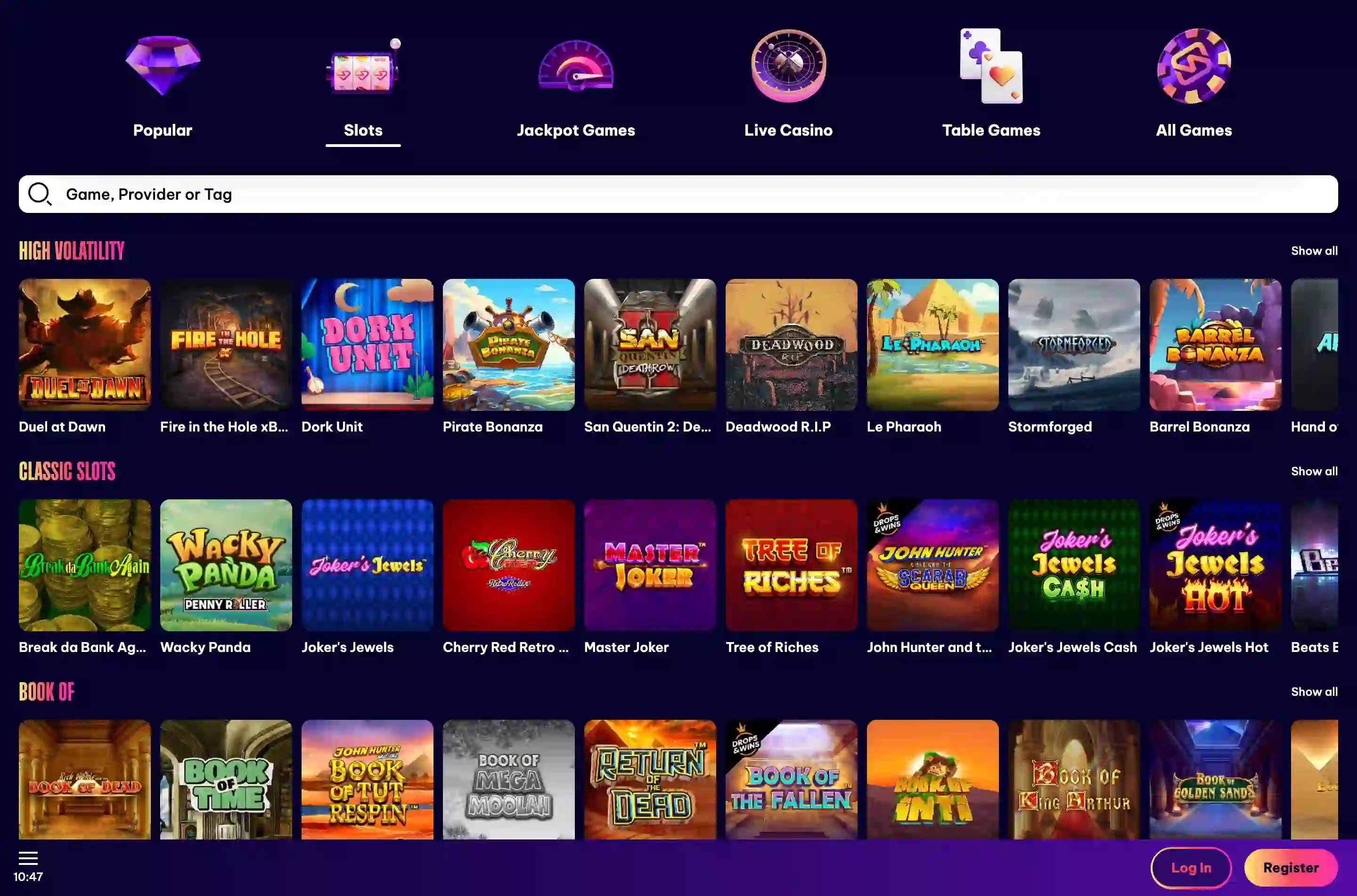 Speedz Casino Screenshot 6