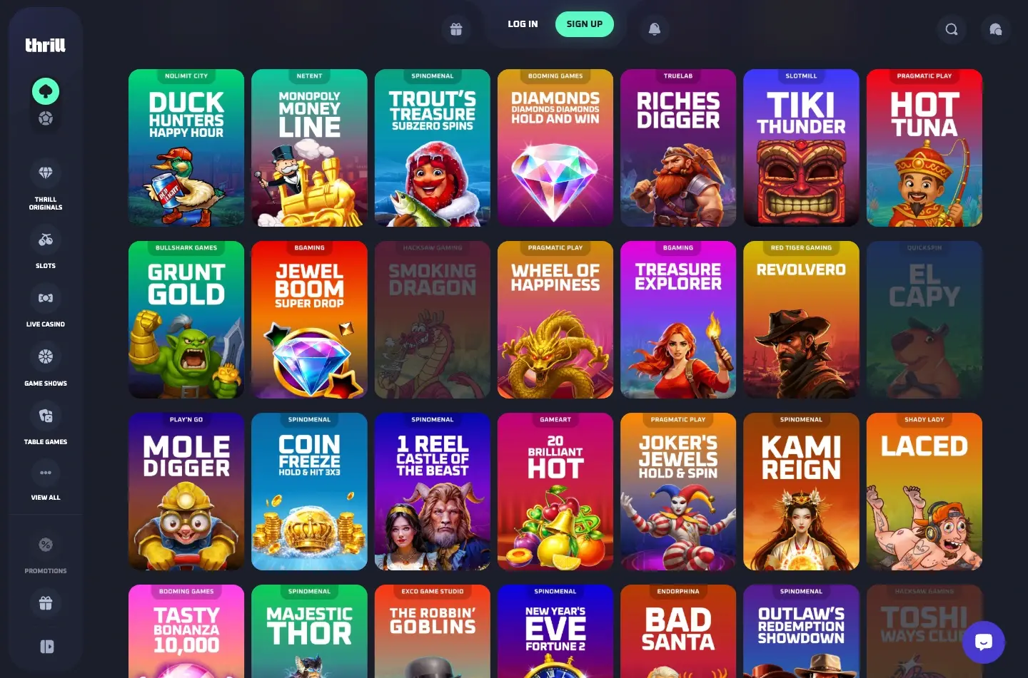 Thrill Casino screenshot 5