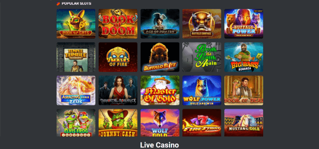 Tonybet casino screenshot 4