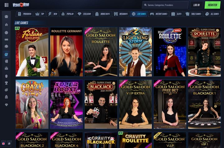 VegasHero casino screenshot 6