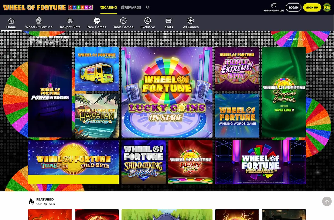 Wheel of Fortune Casino screenshot 2