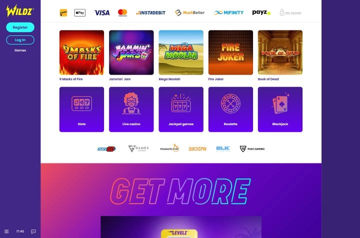 Wildz Casino screenshot 1