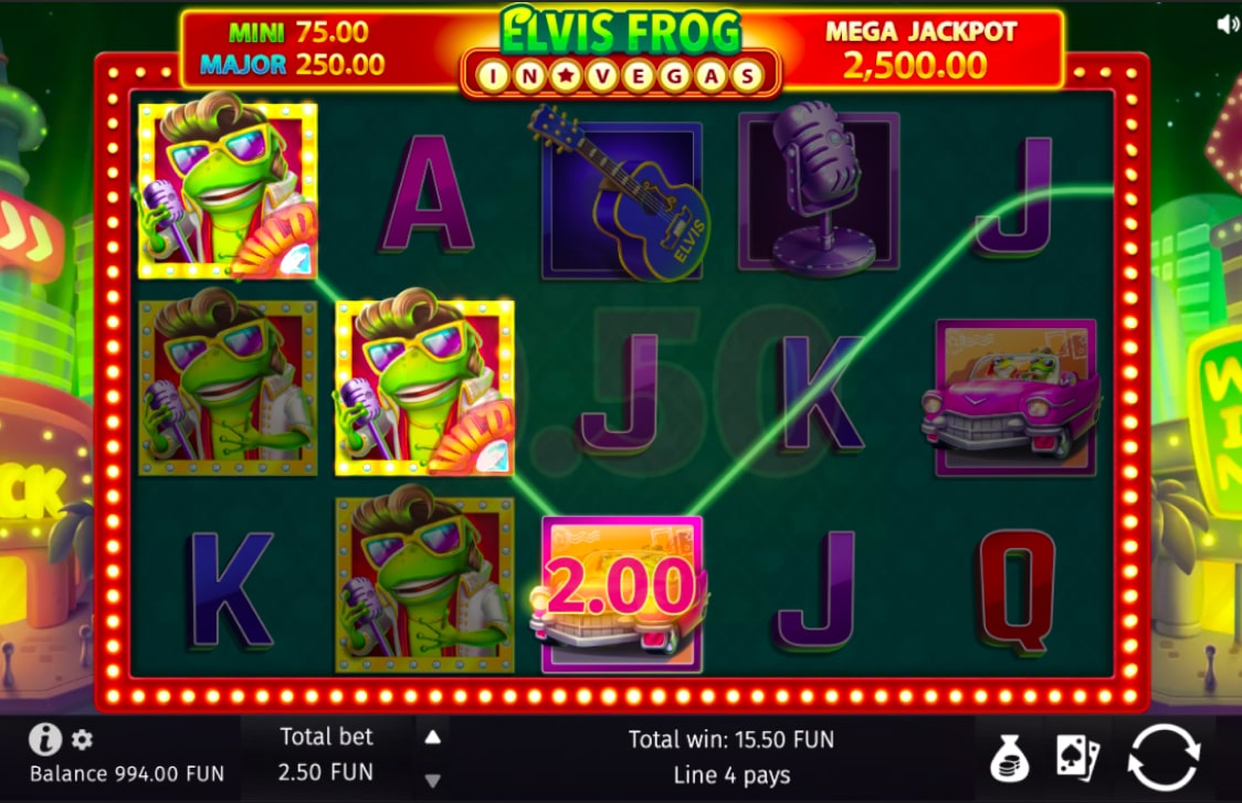 Elvis Frog in Vegas screenshot