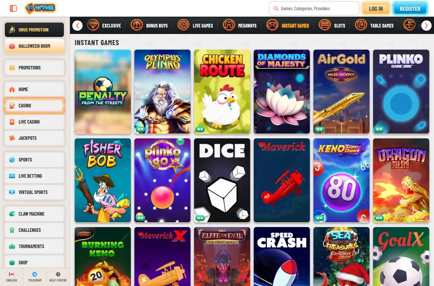 Wyns Casino Screenshot 5