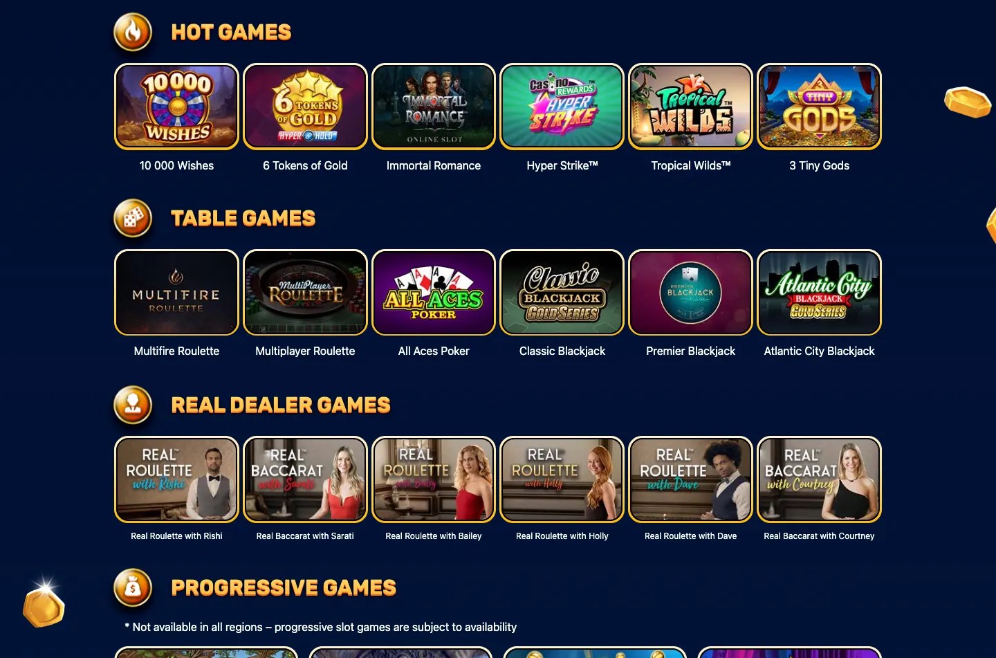 Yukon Gold casino screenshot 3